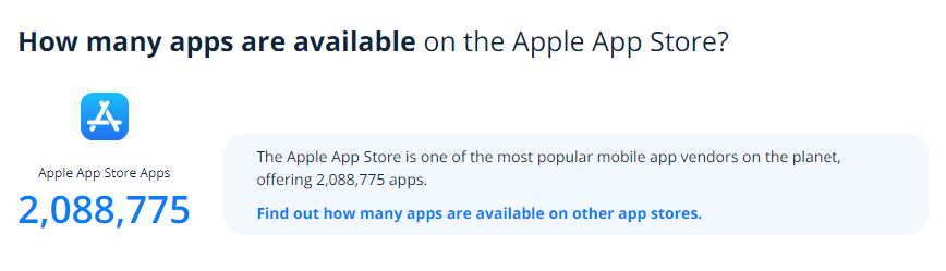 75+ Mobile App Usage Statistics to Plan Successful App Development 14 Apps available on Apple App Store