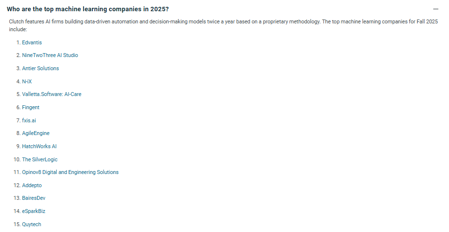 eSparkBiz Recognized Among the World’s Top 15 Machine Learning Companies by Clutch 3 Why Clutch Matters