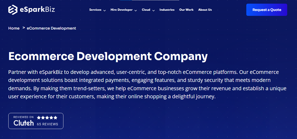 eSparkBiz Secures First Position in Cloudways’ List of Top Development Companies 2026 2 eSparkBiz Secures First Position in Cloudways’ List of Top Development Companies 2025