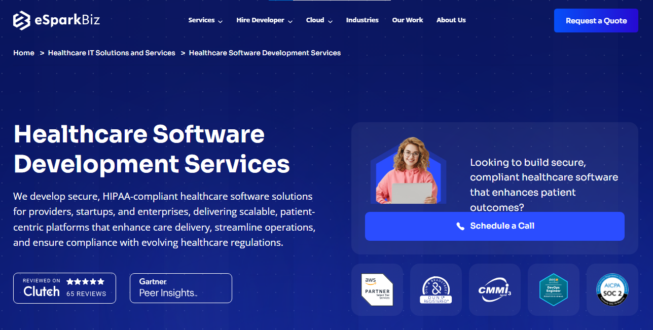 eSparkBiz Secures Spot in Clutch’s Top Healthcare Custom Software Developers List 2 eSparkBiz Secures Spot in Clutch’s Top Healthcare Custom Software Developers List